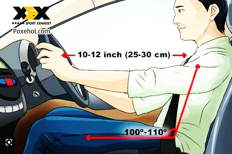 Chỉnh ghế lái ô tô đúng cách