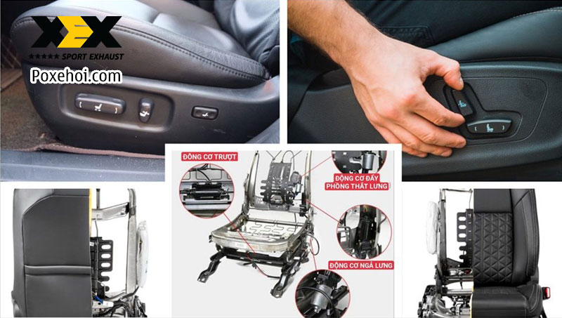Độ ghế chỉnh điện của xe ô tô
